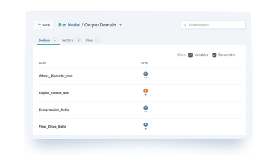 VOLTA: output domain configuration available in Planner