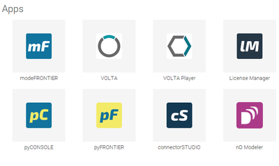 VOLTA, modeFRONTIER and nDAI 2026R2 apps